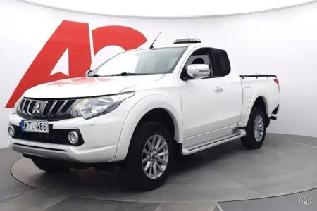 Mitsubishi L200 ClubCab 2,4 DI-D Magnum MT - / ALV 24% / Kamera / Koukku / Suomi-auto / Täydellinen merkkiliikkeen huoltokirja /